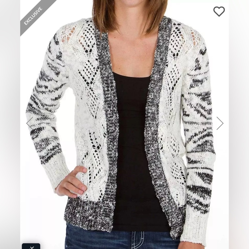 BKE 🤍 Open Weave Cardigan Sweater 🖤